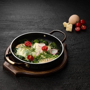 Fried Eggs with Broccoli and Spinach NEW