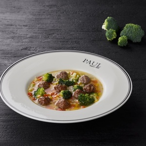 Минестроне с митболами